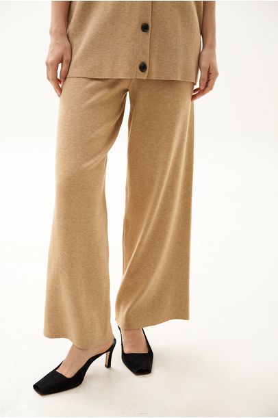 Calça Tricot Básica Missinclof - BEGE
