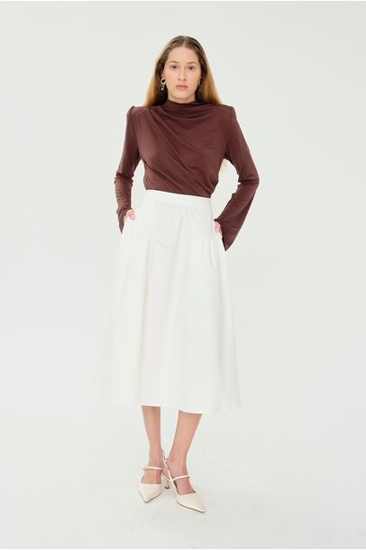 Blusa Muse Aseer - MARROM