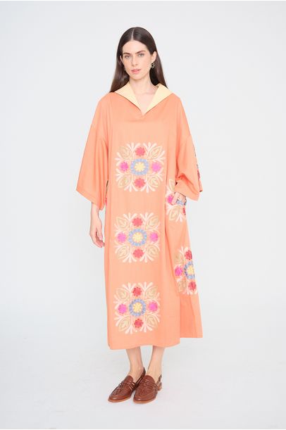 Vestido Tilia Ethne - LARANJA