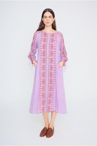 Vestido Coriander Ethne - ROXO