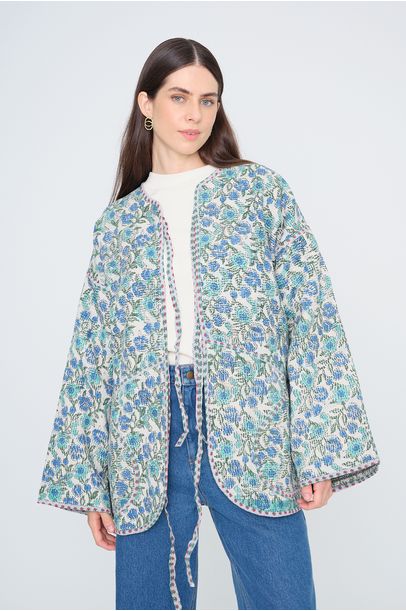 Kaftan Refazenda Ethne - AZUL
