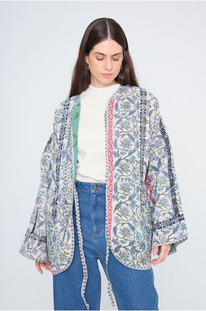 Kaftan Refazenda Ethne - AZUL CLARO