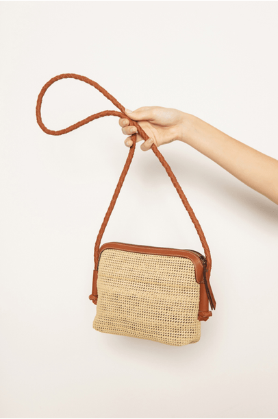 Bolsa Tear Alça Trançada Cabana - Natural