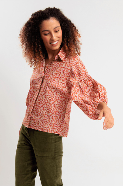Camisa Atenas Floral Liberty Cabana - Floral
