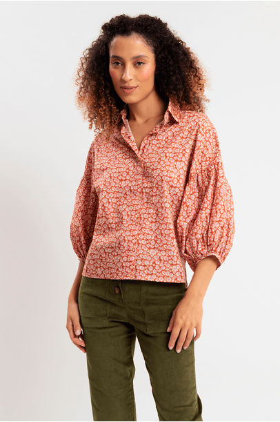 Camisa Atenas Floral Liberty Cabana - Floral
