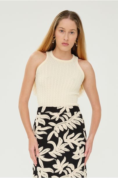 Regata Tricot Tranças Coven - OFF WHITE