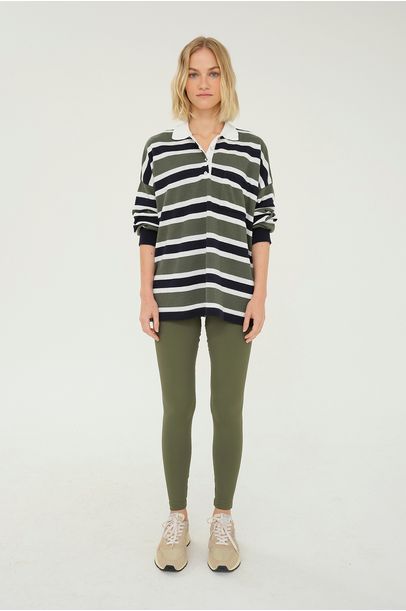 Polo Rugby All Most Vintage + Lauf - VERDE