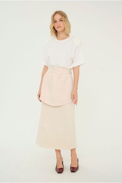 Saia Midi Personalidade A.Niemeyer - OFF WHITE