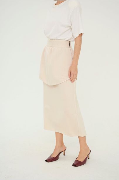 Saia Midi Personalidade A.Niemeyer - OFF WHITE