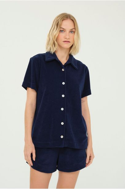 Camisa Terry All Most Vintage + Lauf - MARINHO