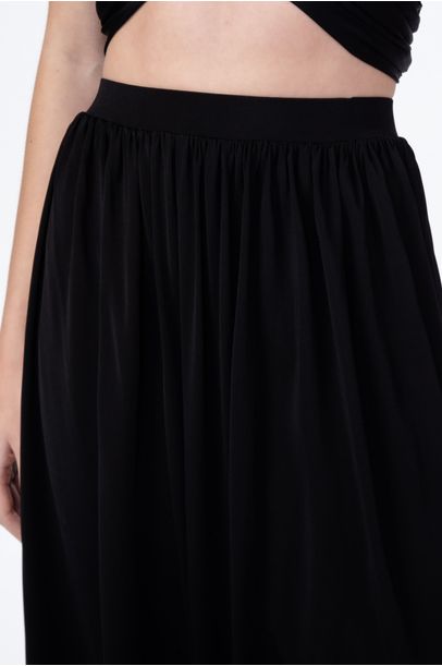 Saia Lucy Cris Barros - Preto