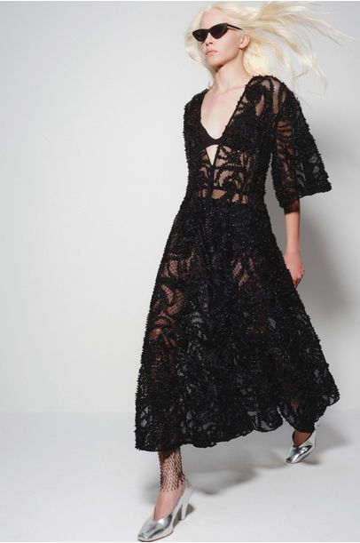 Vestido Magnolia Cris Barros - Deserto