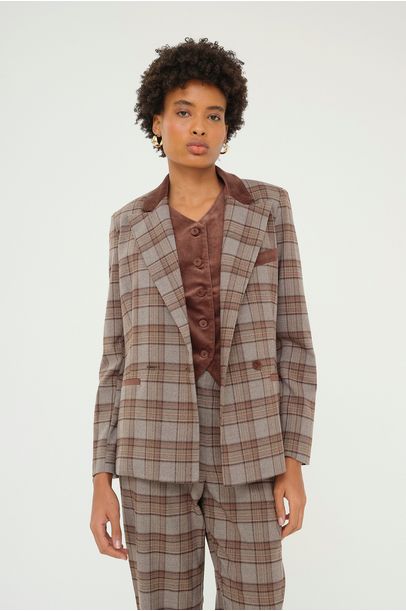 Blazer Check Clemence - XADREZ