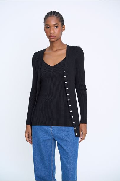 Twin Set Trissie Framed - PRETO