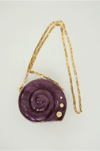 Bolsa Mini Sea Spiral Purple Estilé - ROXO