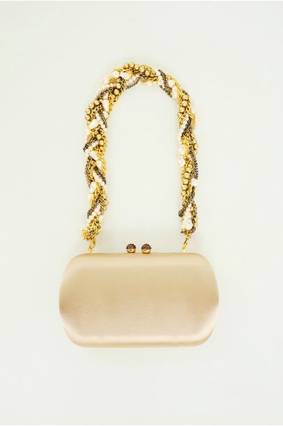 Clutch New Jersey Cetim Empório MP - DOURADO