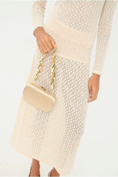 Clutch New Jersey Cetim Empório MP - DOURADO