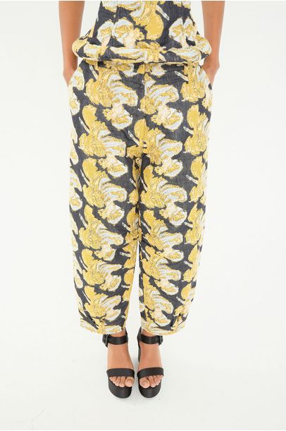 Calça Pantacourt Pia Jolie Lo de Lui - MULTICOLORIDO