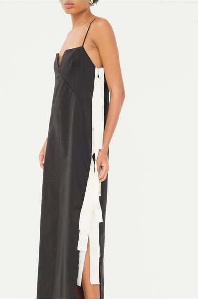 Vestido Midi Lazarotte Lo de Lui - PRETO