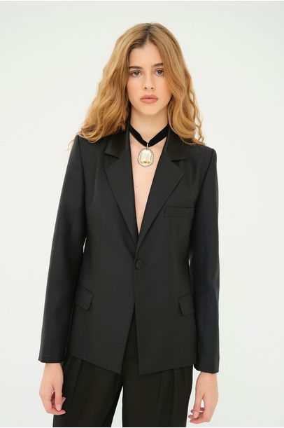 Blazer Alfaiataria Rsvp + Laura Kubrusly - PRETO