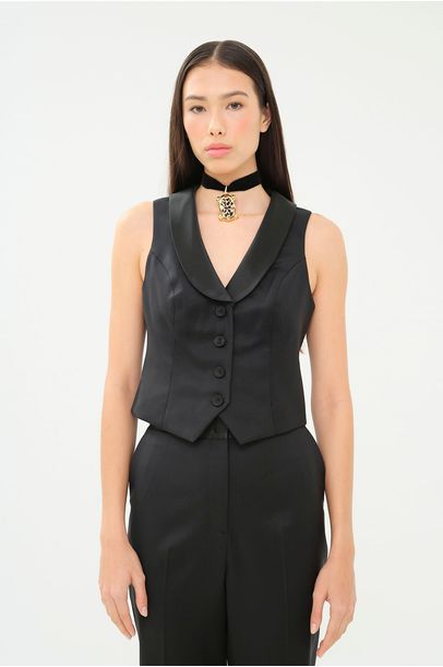 Colete Alfaiataria Rsvp + Laura Kubrusly - PRETO