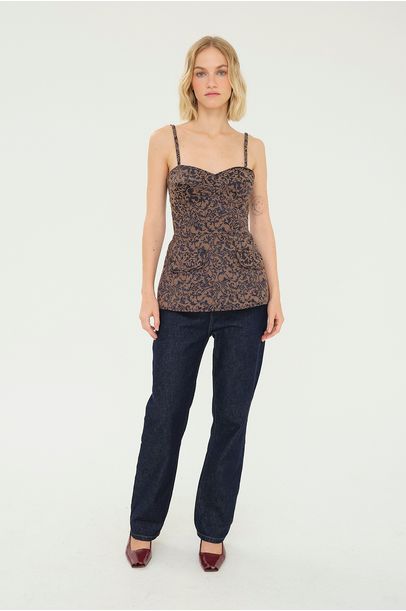 Blusa Batot Framed - Azul