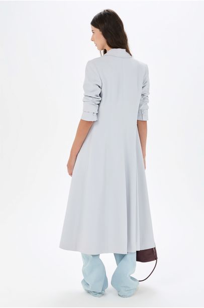 Manteau Fanny Cris Barros - Nevoa / Pesponto Nevoa