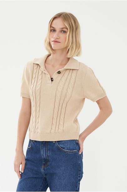 Polo Art Deco All Most Vintage - BEGE