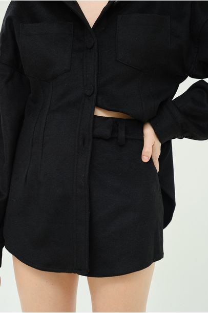 Shorts Coda Francesca - PRETO
