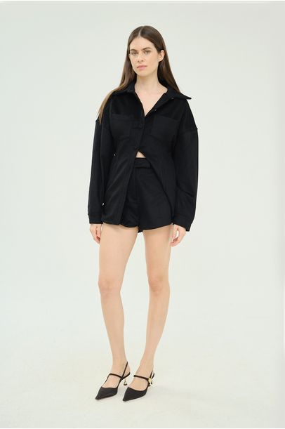 Shorts Coda Francesca - PRETO
