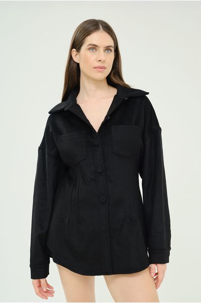 Camisa Ml Coda Francesca - PRETO