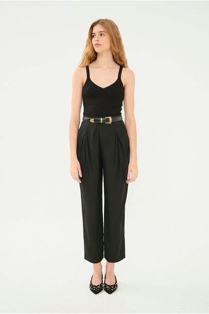 Calça Cigarrete Lily Aleha - PRETO