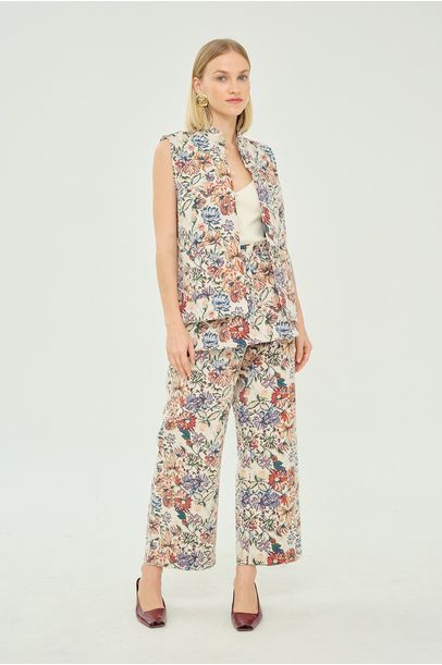 Calça Tapeçaria Missinclof - MULTICOLORIDO