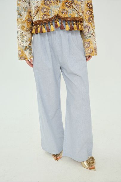 Calça Corda Listras Missinclof - AZUL