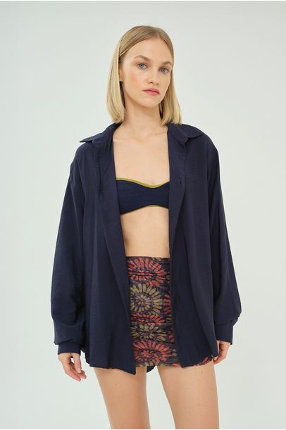 Camisa Bia August Swim - MARINHO