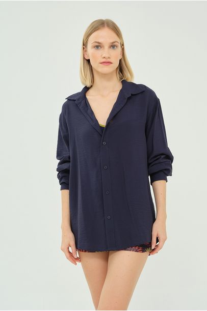 Camisa Bia August Swim - MARINHO