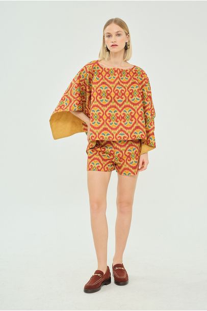 Poncho Gabi Shop Era - LARANJA
