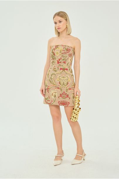 Vestido Mini Agatha Shop Era - BEGE