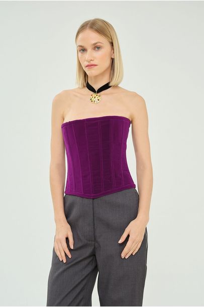 Corset Bruna Shop Era - ROXO