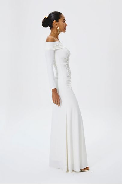Vestido Longo Tesouro Kontenta - OFF WHITE