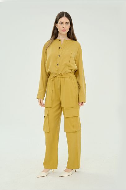 Calça Cargo Tencel Egrey - VERDE