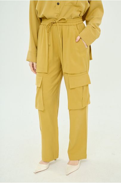 Calça Cargo Tencel Egrey - VERDE