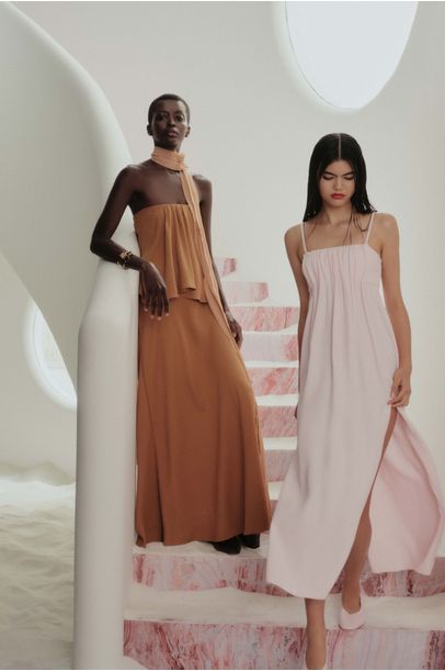 Vestido Guadalupe Cris Barros - Moscatel