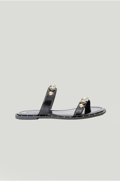 Rasteira Marmor All Most Vintage - PRETO