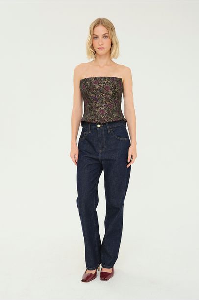 Corset Cogumelos Framed + Nathalie Edenburg -  MULTICOLORIDO