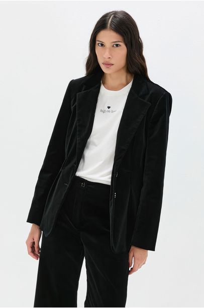 Blazer Stein Cris Barros - Preto