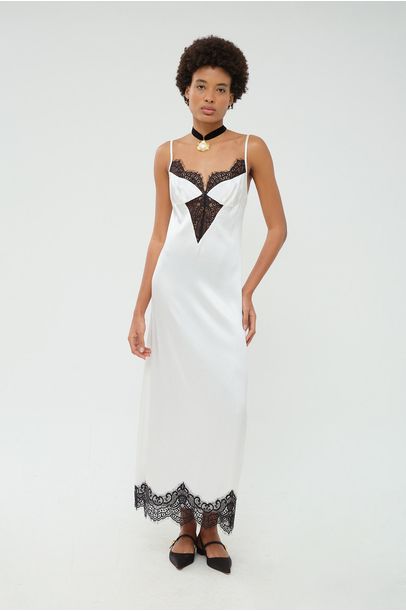 Vestido Crafts All Most Vintage + Helena Barbero - OFF WHITE