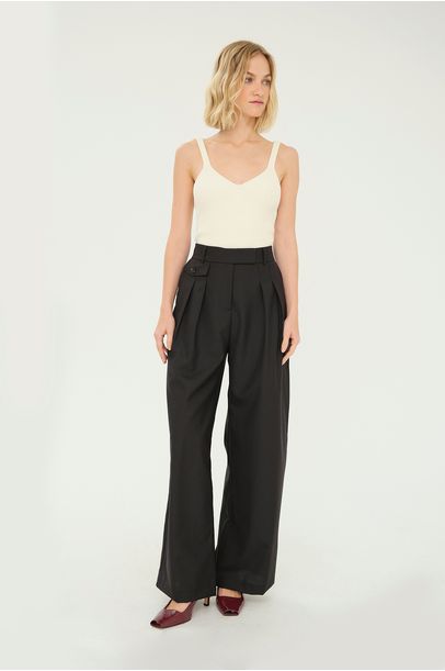 Calça Alfaiataria Preto Vic - PRETO