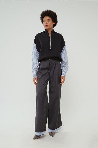 Calça Pantalona Ash Francesca - CINZA