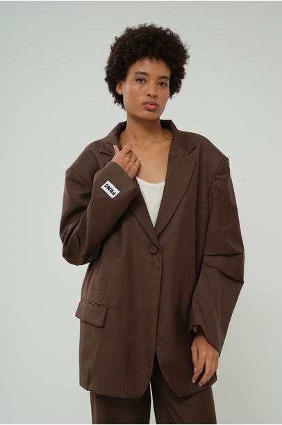 Blazer Ash Francesca - MARROM
